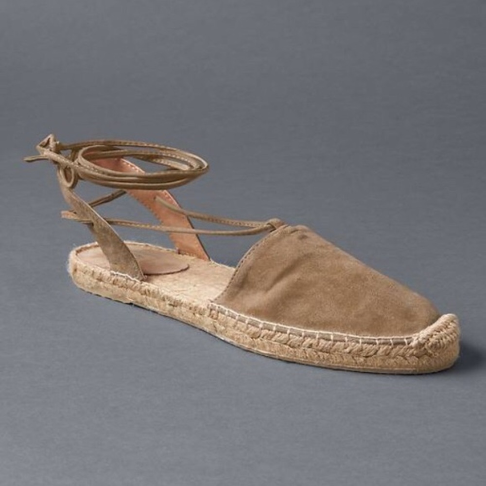 GAP Tan Suede Espadrilles